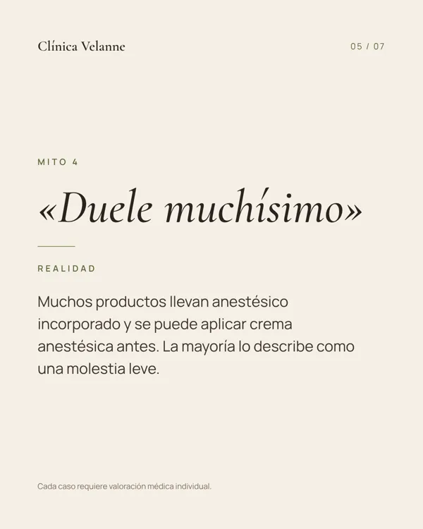 Carrusel de ejemplo sobre ácido hialurónico, diapositiva 5 de 7